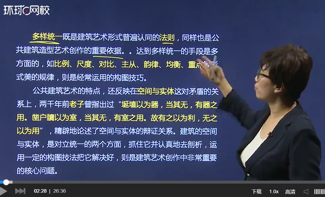 環(huán)球網(wǎng)校一級建筑師課件