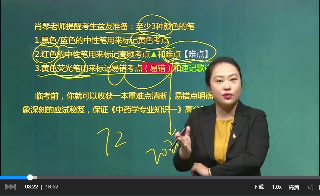 中藥學專業知識一視頻