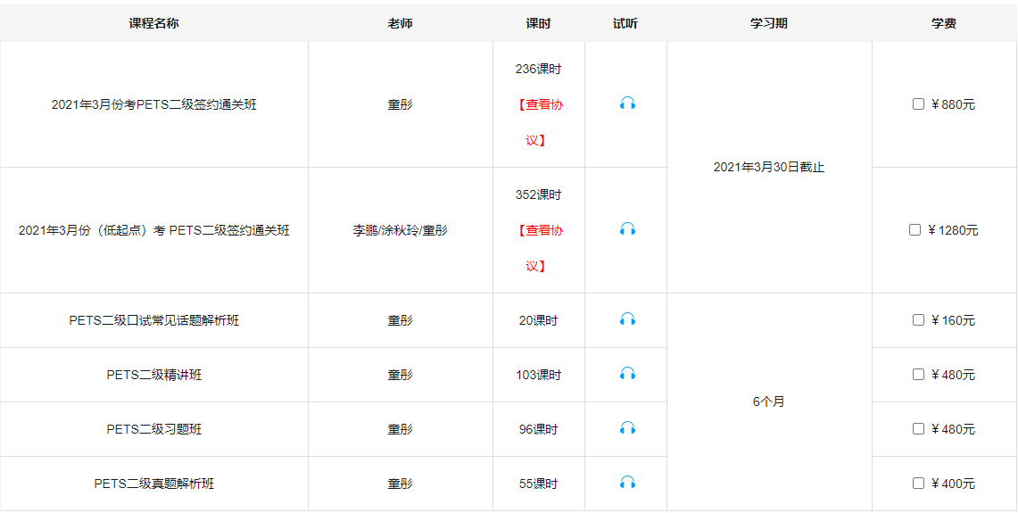 公共英語二級培訓