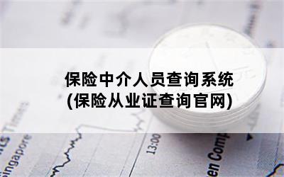 保險中介人員查詢系統(保險從業證查詢官網)