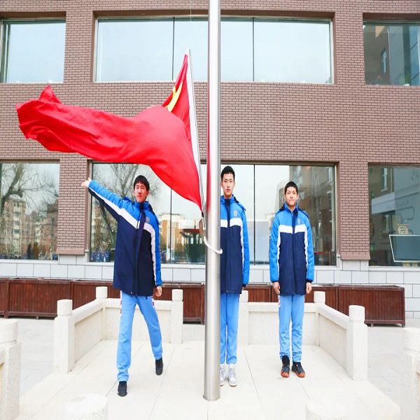 長春八中升旗儀式_五彩三杠評價體系_長春市第八中學